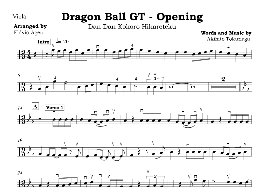 Dragon Ball Gt (arr. Flávio Ageu)