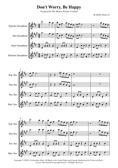 Don't Worry, Be Happy (arr. Wesley S. SIlva)