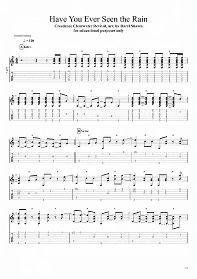 Have You Ever Seen The Rain? (arr. Daryl Shawn)
