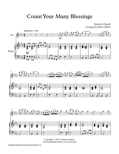 Count Your Many Blessings (arr. James Gilbert)