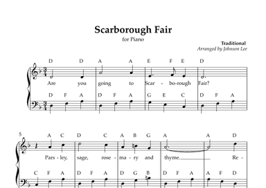 Scarborough Fair (arr. Johnson Lee)