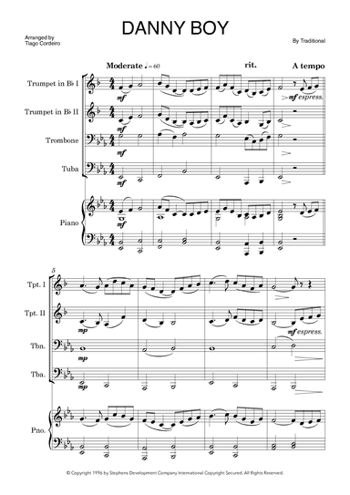 Danny Boy (arr. Tiago Cordeiro)