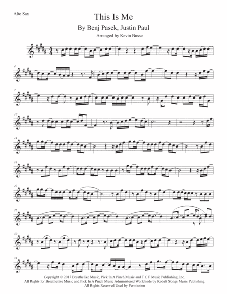 This Is Me (arr. Kevin Busse)