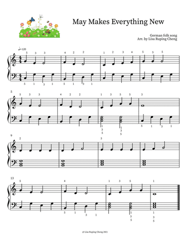May Makes Everything New (Level 1) (arr. Lisa Ruping Cheng)