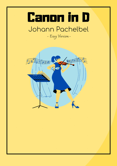 Canon in D - Easy Version Violin (arr. Eduardo Rodrigues)