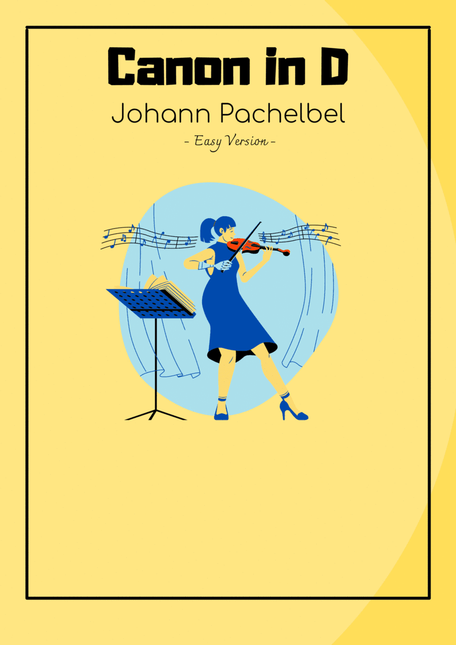 Canon in D - Easy Version Violin (arr. Eduardo Rodrigues)