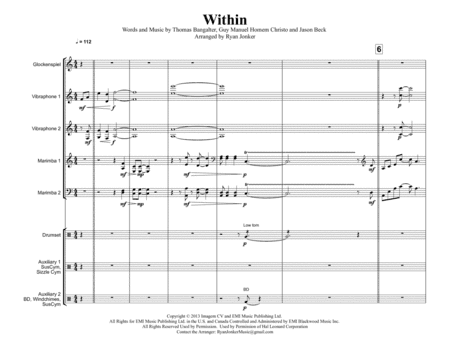 Within (arr. Ryan Jonker)