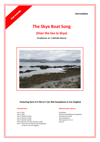 Skye Boat Song (Over the Sea to Skye) - woodwind ensemble, featuring horn (arr. Catriona Melville-Mason)