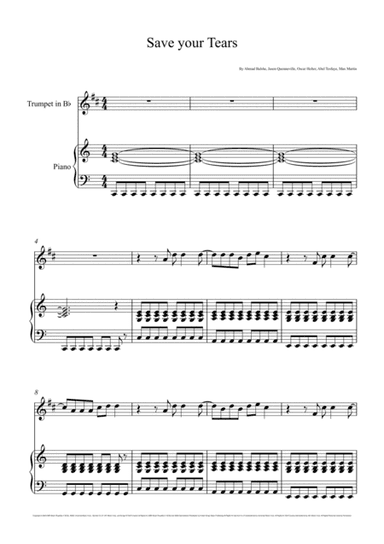 Save Your Tears (arr. André Laitano)