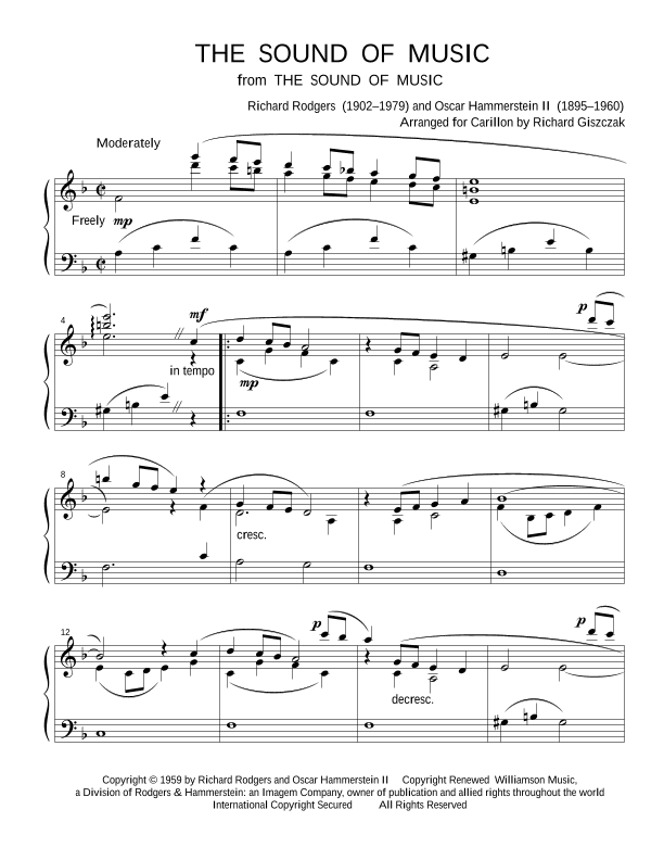 The Sound Of Music (arr. Richard Giszczak)