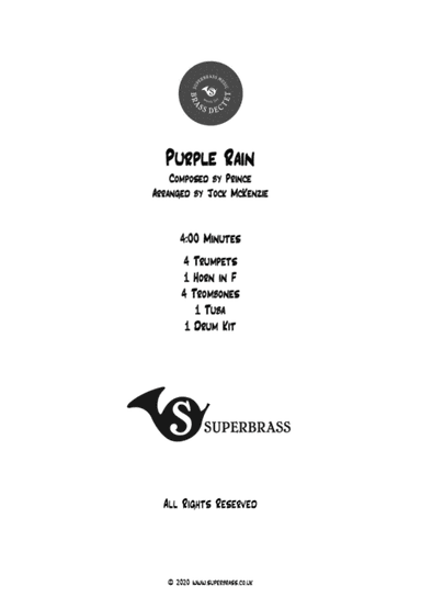 Purple Rain (arr. Jock McKenzie)