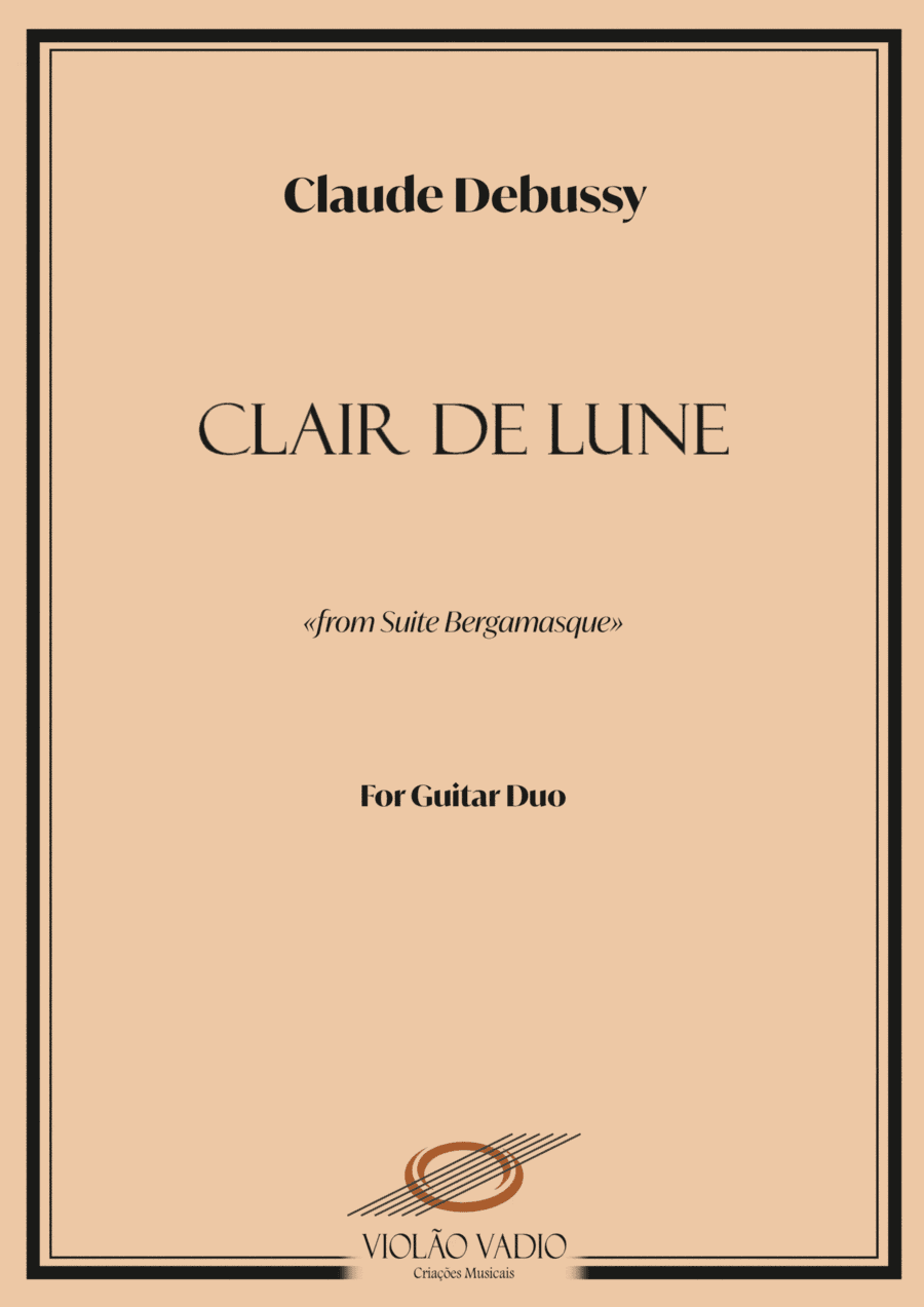 Clair de Lune (Claude Debussy) Guitar Duo (arr. Bisdre Santos)