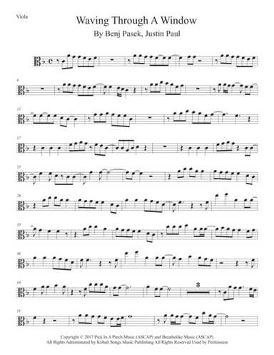 Waving Through A Window (arr. Kevin Busse)