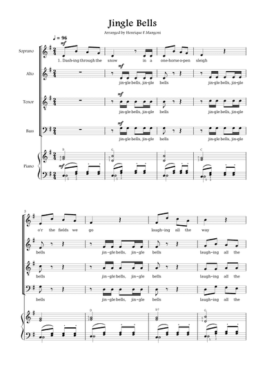 Jingle Bells (arr. Henrique F Mangoni)