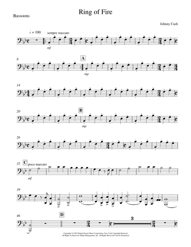 Ring Of Fire (arr. Daniel Bartholomew-Poyser)