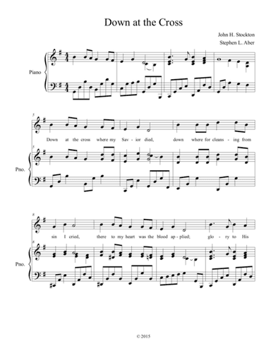 Down at the Cross (arr. Stephen L. Aber)