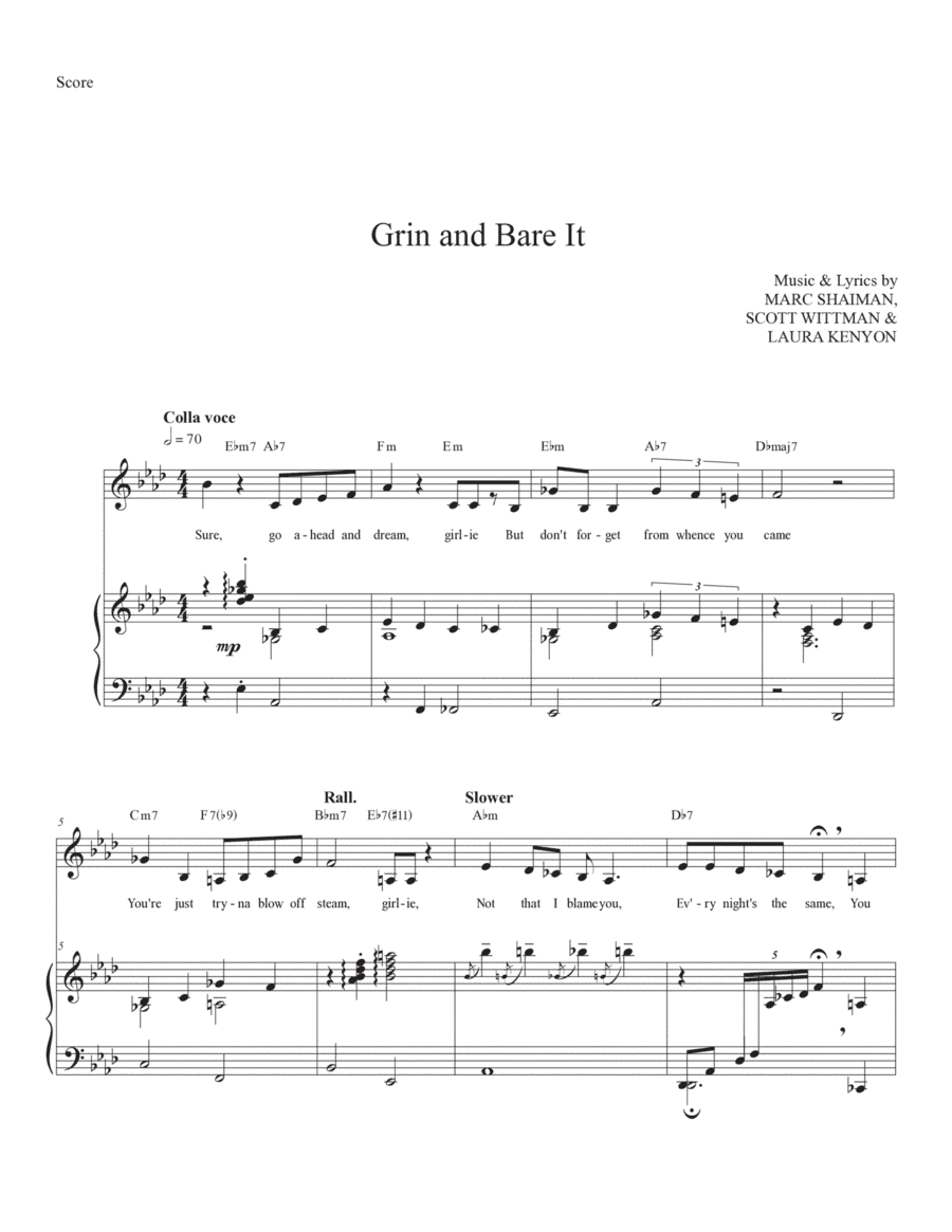 Grin And Bare It (arr. Melanie B. Guerin)