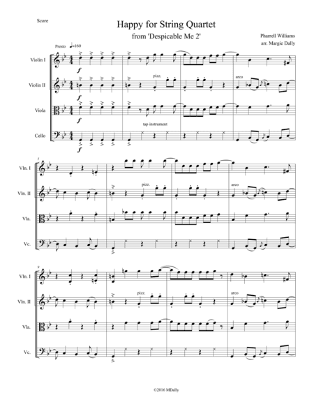 Happy (arr. Margie Dally)