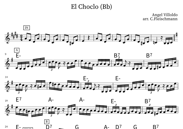 El Choclo (arr. Christoph Fleischmann)