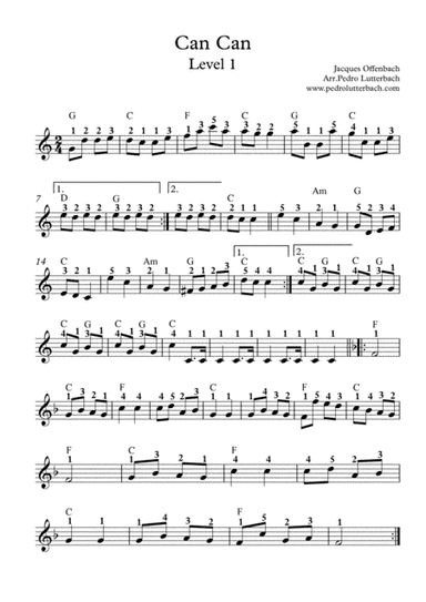 Can Can (arr. Pedro Lutterbach)