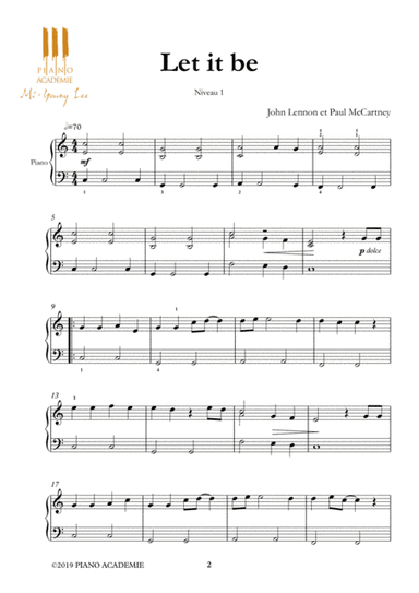 Let It Be (arr. Henrique Cantalogo, Mi-Young LEE)