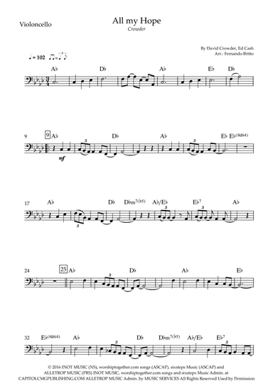 All My Hope (arr. Fernando Britto)