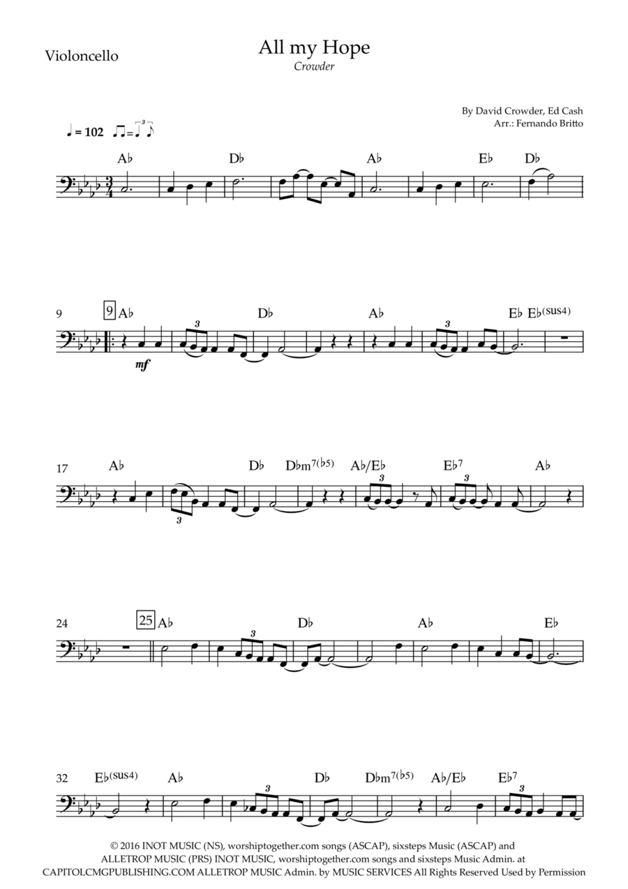 All My Hope (arr. Fernando Britto)