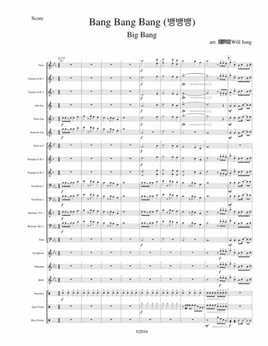 Bang Bang Bang! (arr. Will Jung)
