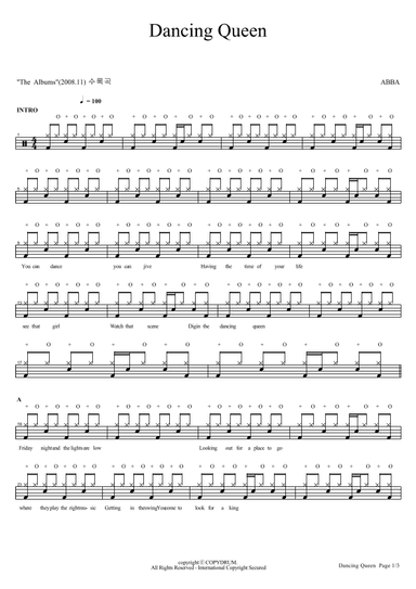 Dancing Queen (arr. COPYDRUM)