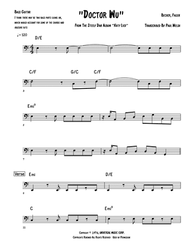 Doctor Wu (arr. Accubass)