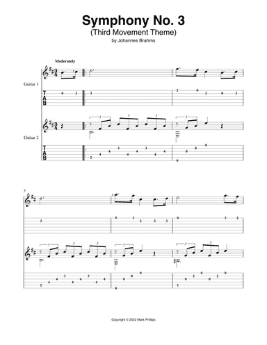 Symphony No. 3 (Third Movement Theme) (arr. Mark Phillips)