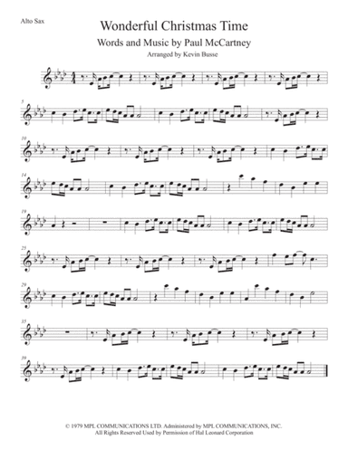 Wonderful Christmastime (arr. Kevin Busse)