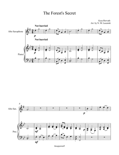 The Forest's Secret (arr. Nick Lacanski)