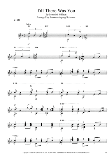 Till There Was You (arr. Antonius Agung Setiawan)