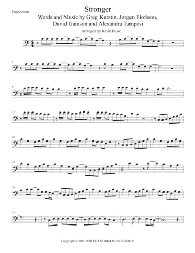 Stronger (What Doesn't Kill You) (arr. Kevin Busse)