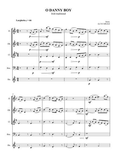 O Danny Boy (arr. SCMusic)
