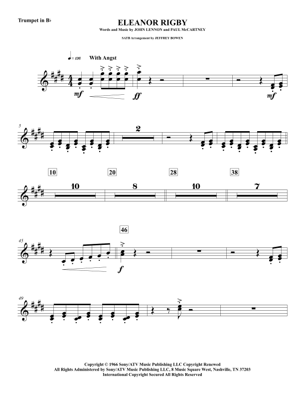 Eleanor Rigby (arr. Jeffrey Bowen)