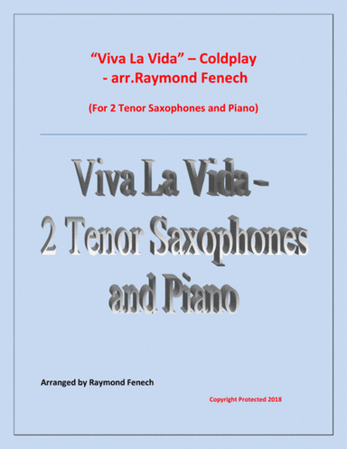 Viva La Vida (arr. Raymond Fenech)