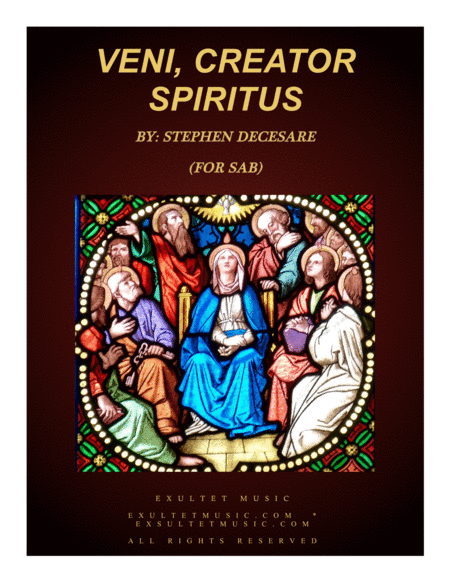 Veni, Creator Spiritus (SAB)