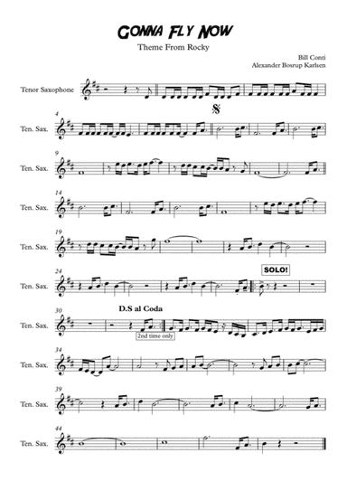 Gonna Fly Now (arr. Alexander Bosrup Karlsen)