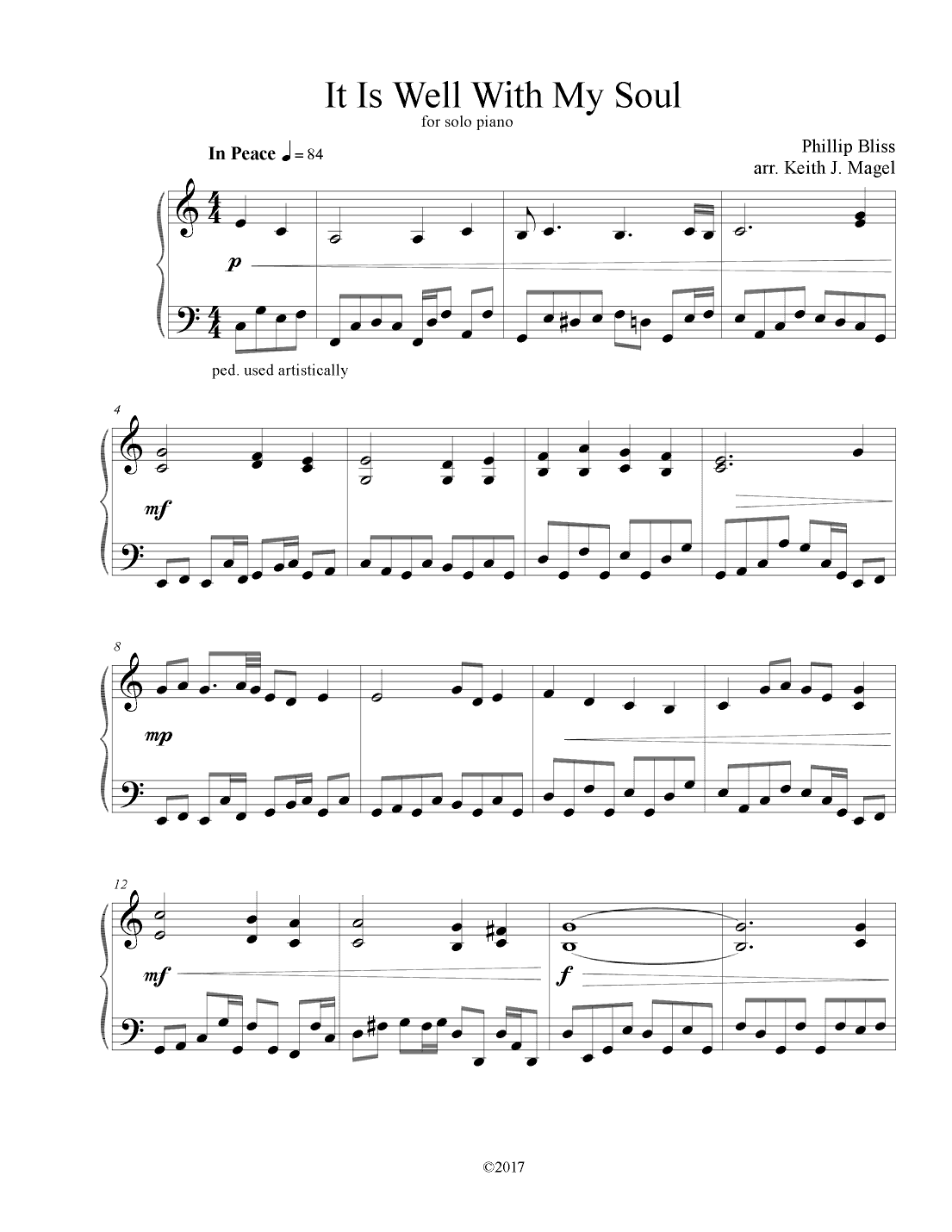 It Is Well With My Soul (arr. Keith James)