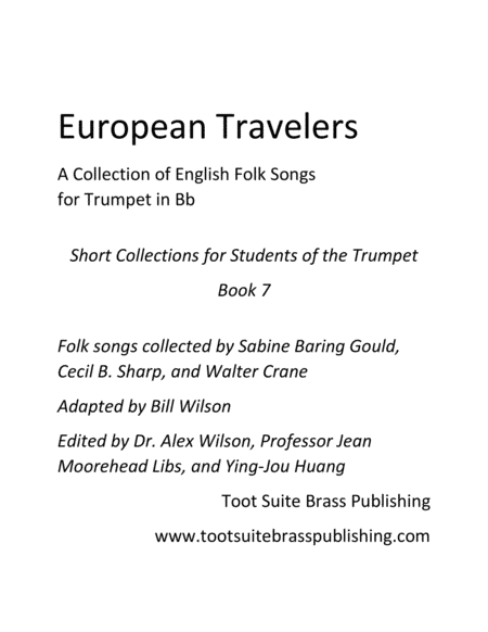 European Travelers (arr. Alexander Wilson)