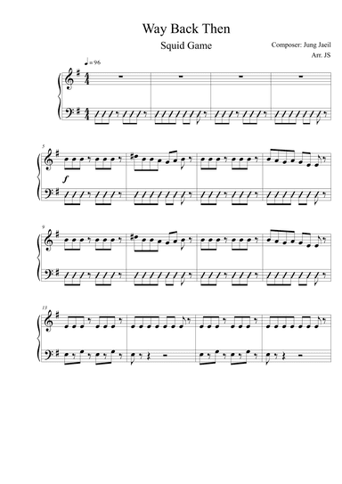 Way Back Then (arr. Jan Stojánek)
