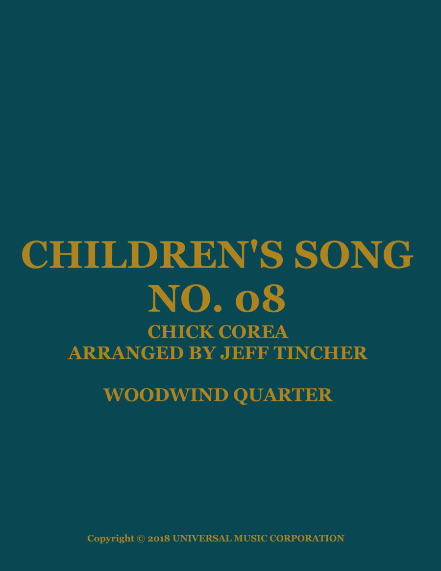 Children's Song No. 8 (arr. Jeff Tincher)