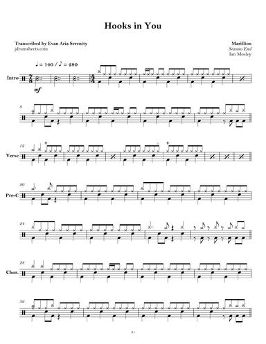 Hooks In You (arr. Evan Aria Serenity)
