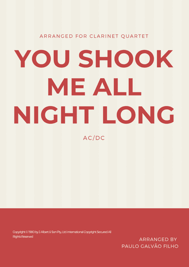 You Shook Me All Night Long (arr. Paulo Galvão Filho)