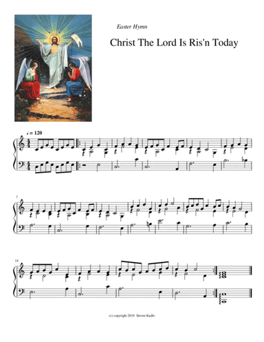 Christ The Lord Is Ris'n today (arr. S. M. Kudlo)