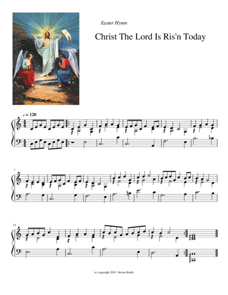 Christ The Lord Is Ris'n today (arr. S. M. Kudlo)