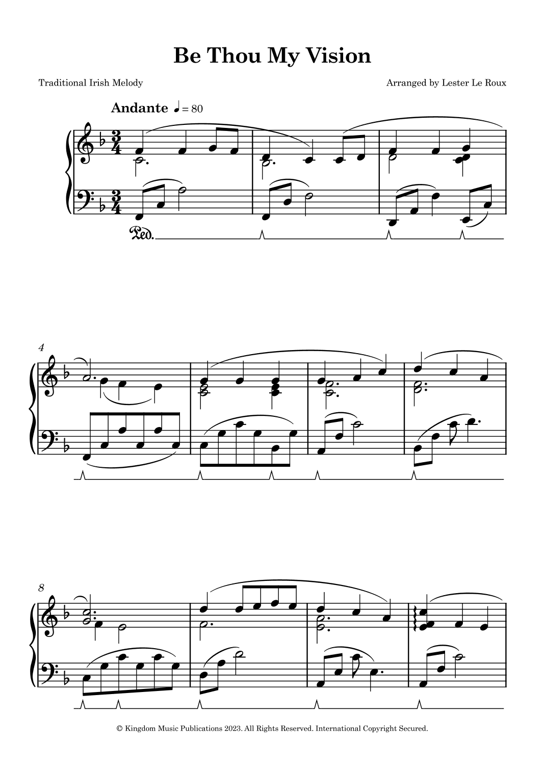 Be Thou My Vision (arr. Lester Le Roux)