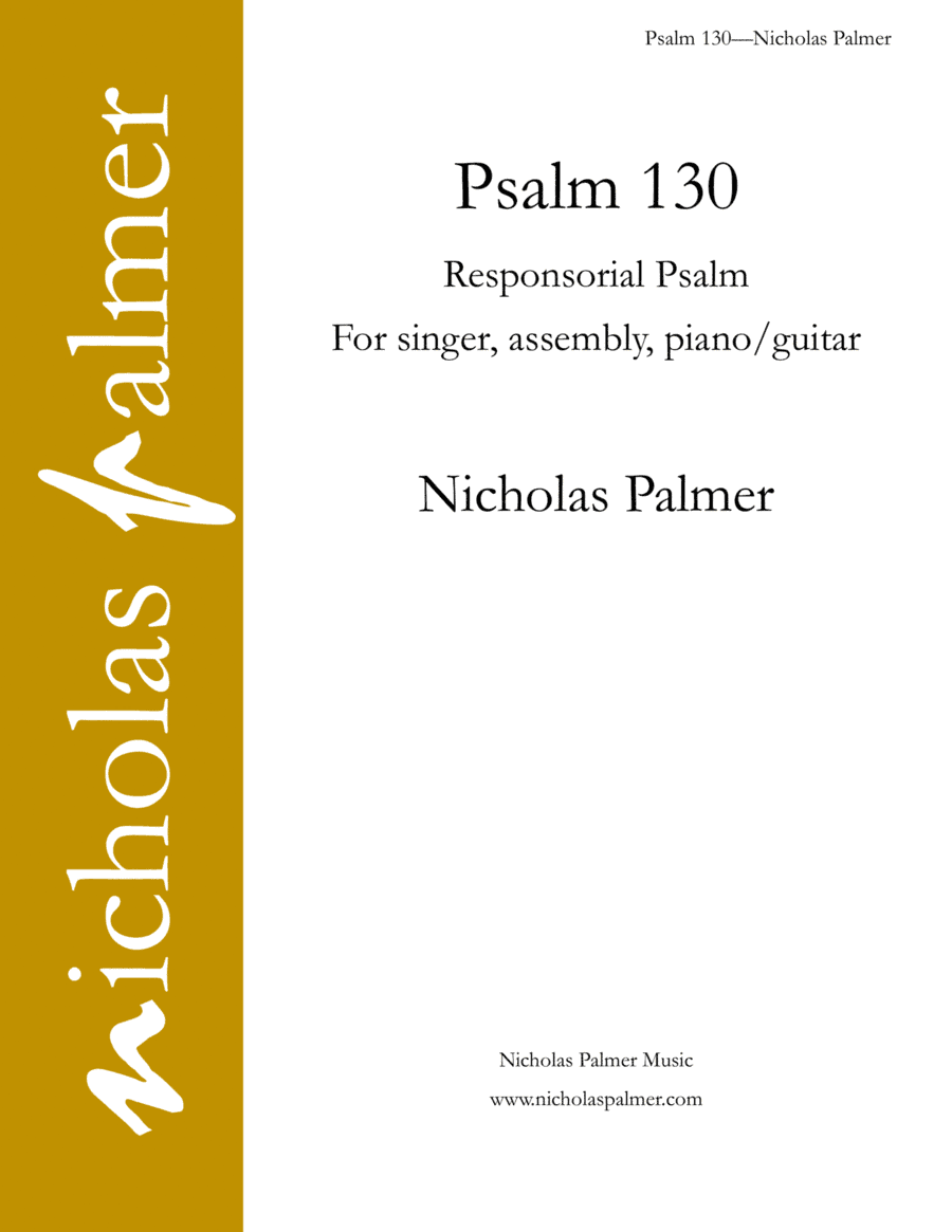 Psalm 130 - Out of the depths (Responsorial setting)